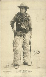 W. S. Hart in "The Squaw Man" Postcard