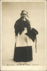 Dan Leno as Mother Goose Actors Postcard Postcard