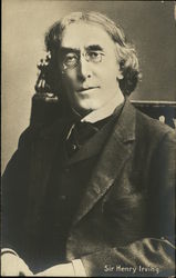 Sir Henry Irving Actors Postcard Postcard