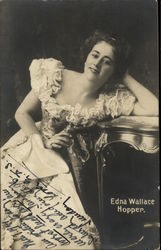 Edna Wallace Hopper Actresses Postcard Postcard