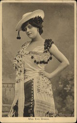 Evie Greene Actresses Postcard Postcard