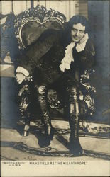 Mansfield as "The Misanthrope" Actors Postcard Postcard