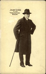 Julian Eltinge in the "Fascinating Widow" Actors Postcard Postcard