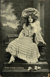 Miss Hylda Dugdale Actresses Postcard Postcard