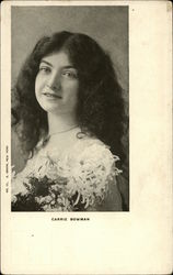 Carrie Bowman Actresses Postcard Postcard