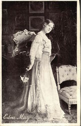 Edna May Actresses Postcard Postcard