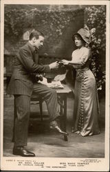 Mr. Basil Hallam and Miss Marie Tempest in "The Honeymoon" Postcard