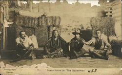 Peace Scene in "The Squawman" Theatre Postcard Postcard