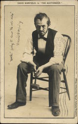 David Warfield in "The Auctioneer" Actors Postcard Postcard