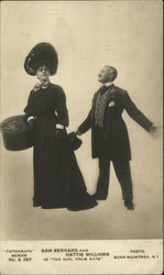 Sam Bernard and Hattie Williams in "The Girl From Kays" Theatre Postcard Postcard