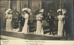 The Fifth Avenue Girls in "The Red Mill", Act II Actresses Postcard Postcard