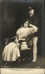 Edward Abeles and Mary Ryan in "Brewster's Millions" Theatre Postcard Postcard