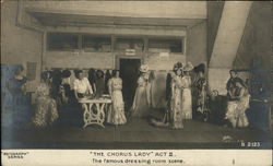 "The Chorus Lady" Act II The Famous Dressing Room Scene Theatre Postcard Postcard