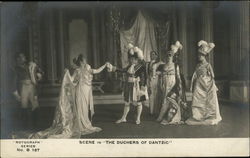 Scene in "The Duchers of Dantzig" Theatre Postcard Postcard