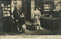 David Warfield and Minnie Dupress in "The Music Master" Act I Theatre Postcard Postcard