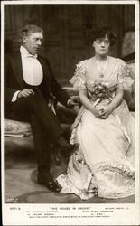 George Alexander & Irene Vanbrugh in "His House in Order" Actors Postcard Postcard