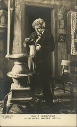 David Warfield in "The Music Master" Act III Postcard