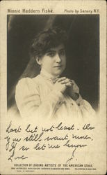 Minnie Maddern Fiske Postcard