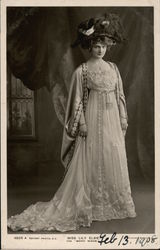 Miss Lily Elsie in the "Merry Widow" Postcard