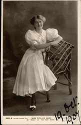 Phyllis Dare as Peggy in "The Dairy Maids" Actresses Postcard Postcard