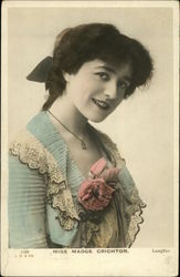 Madge Crichton Actresses Postcard Postcard