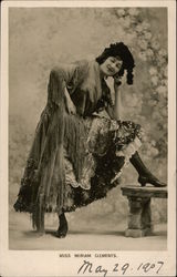 Miss Miriam Clements Actresses Postcard Postcard