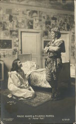 Maude Adams & Mildred Morris in "Peter Pan" Actresses Postcard Postcard