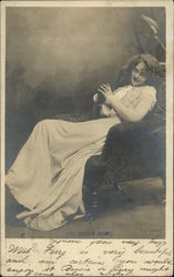 Miss Adrienne Augarde Actresses Postcard Postcard