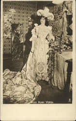 Miss Ruby Verdi Postcard