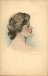 Portrait of a women Postcard