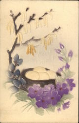 Easter Greetings Postcard