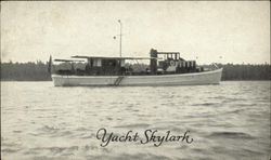 Yacht Skylark Boats, Ships Postcard Postcard