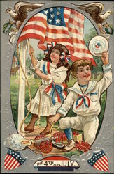 The 4th of July Postcard