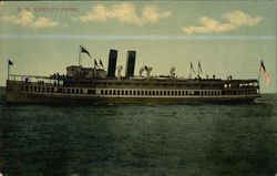 S.S. Asbury Park Postcard