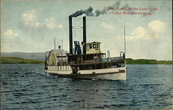 The Lady of the Lake on Lake Memphremagog Steamers Postcard Postcard