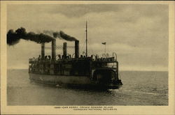 Car ferry, Prince Edward Island, Canadian National Railways Ferries Postcard Postcard