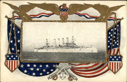 U.S.S. Maryland Postcard