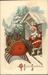 A Joyful Christmas Toys Postcard Postcard