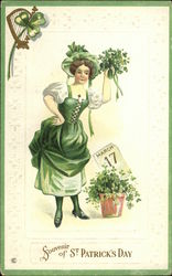 Souvenir of St. Patrick's Day Postcard