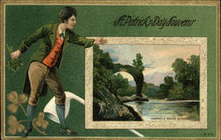 St Patrick's Day Souvenir Postcard