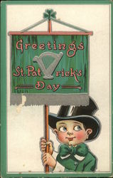 Greetings on St Patrick's Day Postcard