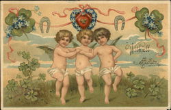 With All Affection Cupid Postcard Postcard