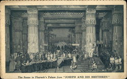 The Scene in Pharaoh's Palace From "Joseph and His Brethren" Postcard