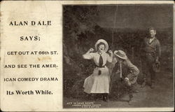 Scene from "Its Worth While" Theatre Postcard Postcard