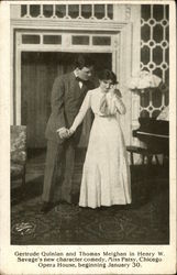 Gertrude Quinian and Thomas Meighan in Henry W. Savage's new character comedy,Miss Patsy,Chicago Ope Theatre Postcard Postcard