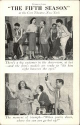 Scenes from "The Fifth Season" Theatre Postcard Postcard