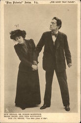 Forbes Robertson and Nina Boucicault Actors Postcard Postcard