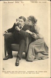 Nina Boucicault and Aubrey Smith Actors Postcard Postcard