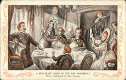 Scene from "Life with Father" Theatre Postcard Postcard