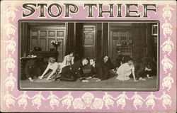 STOP THIEF Theatre Postcard Postcard